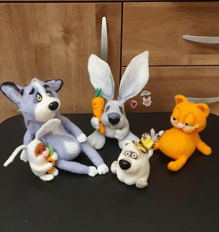 Войлочные игрушки (ручная работа)