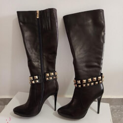 кожаные сапоги на выход